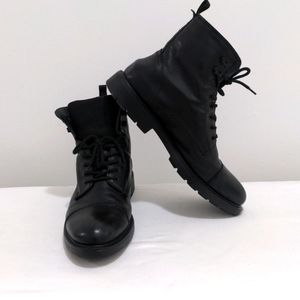 Waterproof lace up boots
